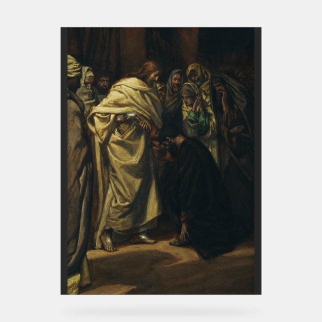 Panneau En Acrylique L'incrédulité de Saint Thomas par James Tissot (Recto)