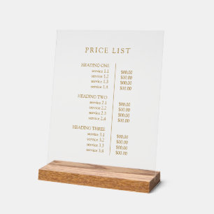 Panneau En Acrylique Liste de prix professionnelle pour entreprises mod