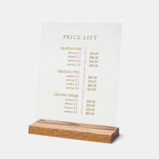 Panneau En Acrylique Liste de prix professionnelle pour entreprises mod