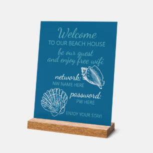 Panneau En Acrylique Locations de maisons de plage personnalisées Accue
