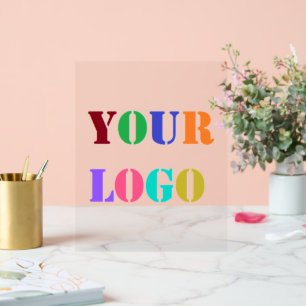 Panneau En Acrylique Logo de l'entreprise personnalisé Promotion