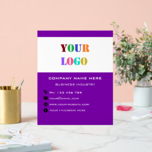 Panneau En Acrylique Logo d'entreprise et signature acrylique personnal