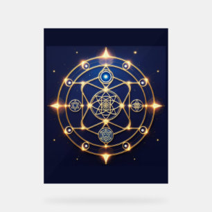 Panneau En Acrylique Lumière Divine – 5 : Énergie Universelle Illuminée