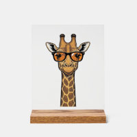 Lunettes de soleil de girafe cool Maillot de gravu