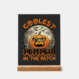 Panneau En Acrylique Lunettes de soleil hallowen effrayantes de champ d