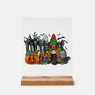 Panneau En Acrylique Lutin d'Halloween