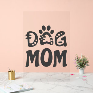 Panneau En Acrylique Maman Chien