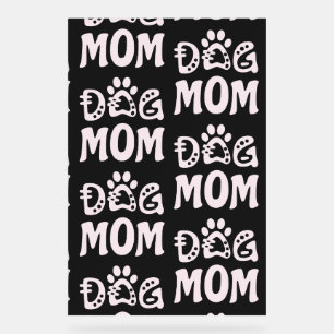 Panneau En Acrylique Maman Chien