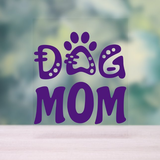 Panneau En Acrylique Maman Chien (Neutre)