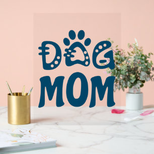 Panneau En Acrylique Maman Chien