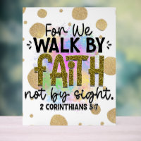 Marcher par la foi Bible Verse
