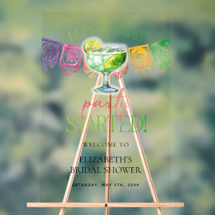 Panneau En Acrylique Margarita Débutons cette fête