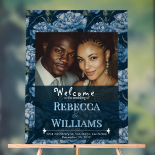 Panneau En Acrylique Mariage à la Campagne Inspiré de l'Oeillet Classiq