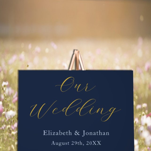 Panneau En Acrylique Mariage bleu opulent (Créateur téléchargé)