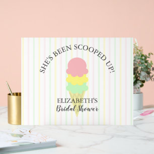 Panneau En Acrylique Mariage Glace Crème Glacée