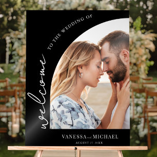 Panneau En Acrylique Mariage photo simple et élégant