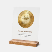 Médaille d'or réaliste 3D personnalisable et modif