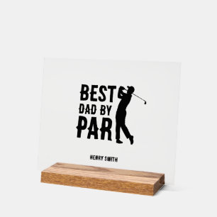 Panneau En Acrylique Meilleur Papa par Par Cadeau de Fête des Pères pou