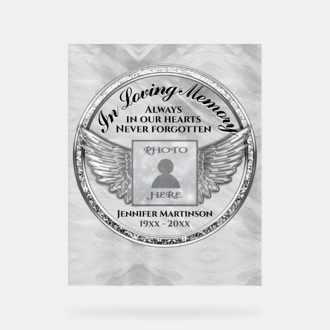 Panneau En Acrylique Mémorial (Recto)