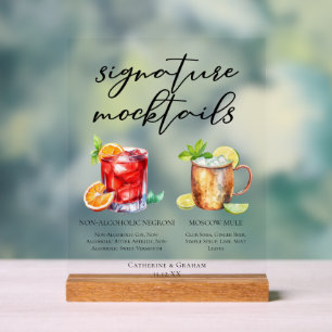 Panneau En Acrylique Mockeries de signature Negroni Moscow Mule