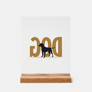 Panneau En Acrylique Mode de vie fitness vintage Husky Exercice Chien D