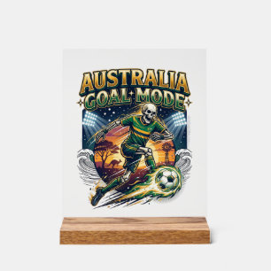Panneau En Acrylique Mode squelette de frappeur de l'Australie Nations