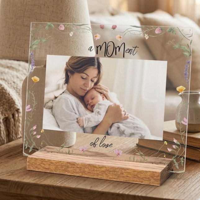 Panneau En Acrylique Modern  First Mother's Day Photo Acrylic Gift (Créateur téléchargé)