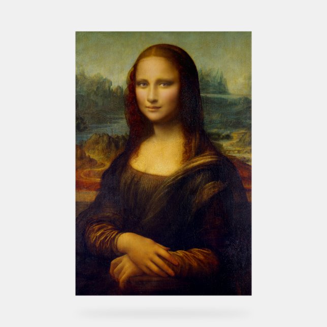 Panneau En Acrylique Mona Lisa Leonardo France (Recto)