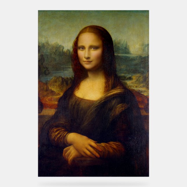 Panneau En Acrylique Mona Lisa Leonardo France (Recto)