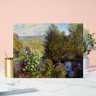 Panneau En Acrylique Monet - Un coin du jardin à Montgeron