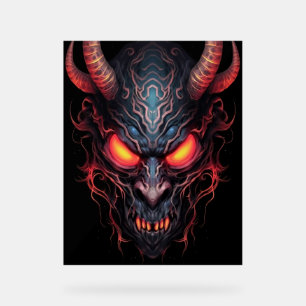Panneau En Acrylique Monstre diabolique en colère