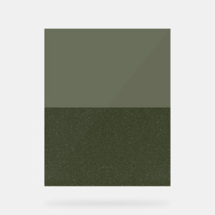 Panneau en acrylique Moss Green Duo - Personnalisa