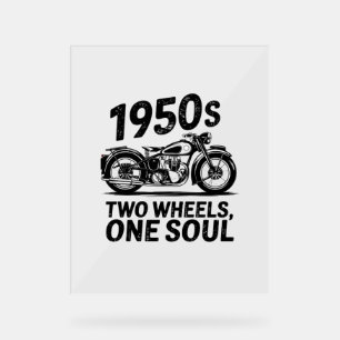 Panneau En Acrylique Moto à deux roues, à une âme
