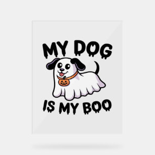Panneau En Acrylique My Dog Is My Boo Shirt - Drôle Dog Lover Don 2025