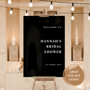 Panneau En Acrylique N'importe quel événement, élégant et moderne Bienv