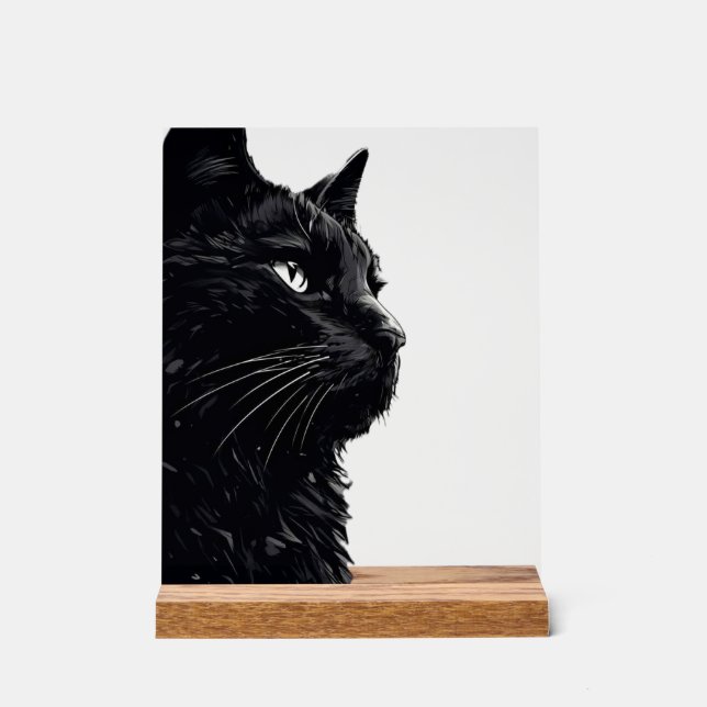 Panneau En Acrylique Noir Majesty (Recto)