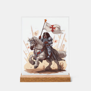 Panneau En Acrylique Nouvelle Terre Chevaleresque - Armure Royale pour