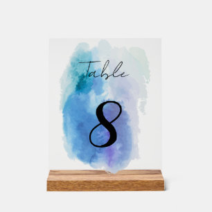 Panneau En Acrylique Numéros de table