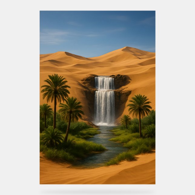 Panneau En Acrylique Oasis d'Espoir (Recto)