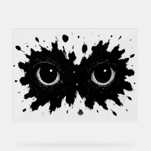 Panneau En Acrylique Observateur dans l'Encre : Sigil de la Tache sur l