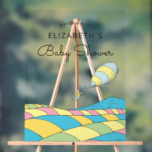 Panneau En Acrylique Oh, Baby, les endroits où tu iras Baby shower