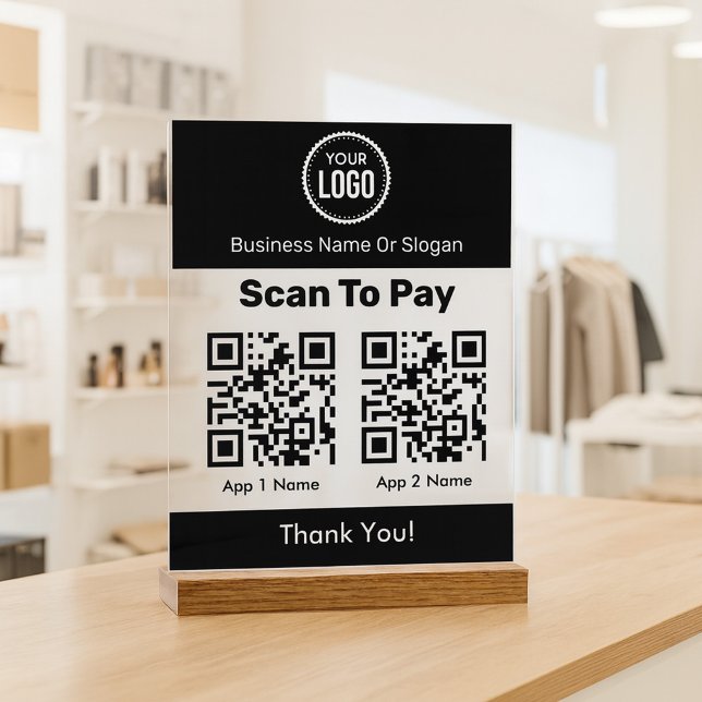 Panneau En Acrylique Paiement par portefeuille numérique mobile via cod (Créateur téléchargé)