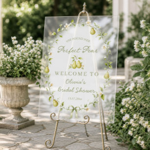 Panneau En Acrylique Pancarte de bienvenue pour une baby shower de mari