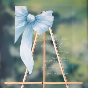 Panneau En Acrylique Pancarte de bienvenue pour une fête prénuptiale av