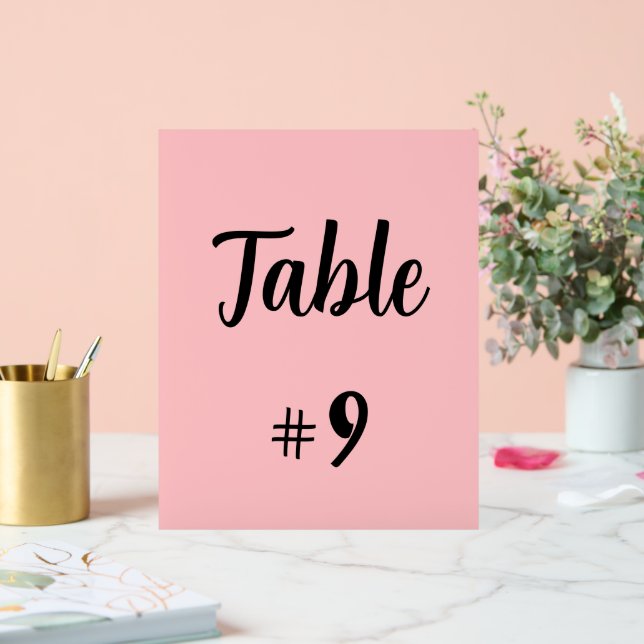 Panneau En Acrylique Pancarte de table (Mariage)