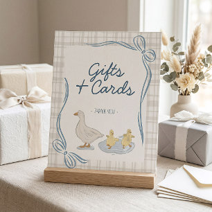 Panneau En Acrylique Pancarte pour la table des cadeaux et des cartes d