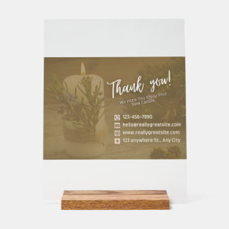 Panneau En Acrylique Pancartes de table de mariage TrendUp Élégantes 