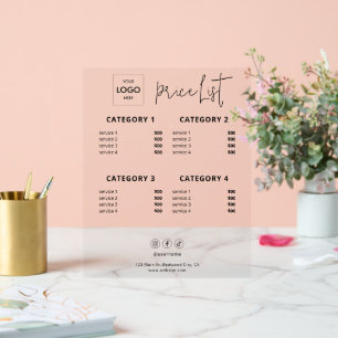 Panneau En Acrylique Panneau acrylique acrylique du logo commercial