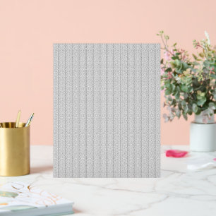 Panneau En Acrylique papier peint blanc et gris avec un motif