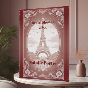 Panneau En Acrylique Paris Romantique de Miss à Mrs Bienvenue à la Soir